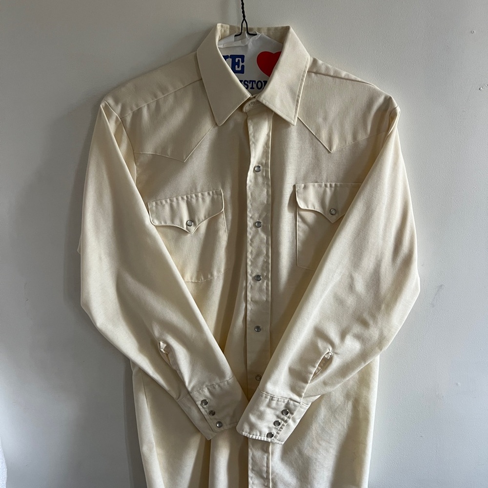 Vintage Cotton Western Style Shirt M